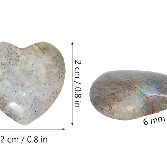 Labradorite Mini Heart - Picture 9 of 9